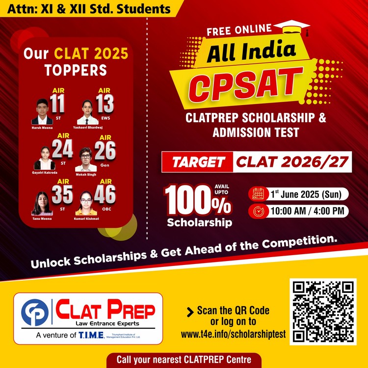 Clat Scholorship Test